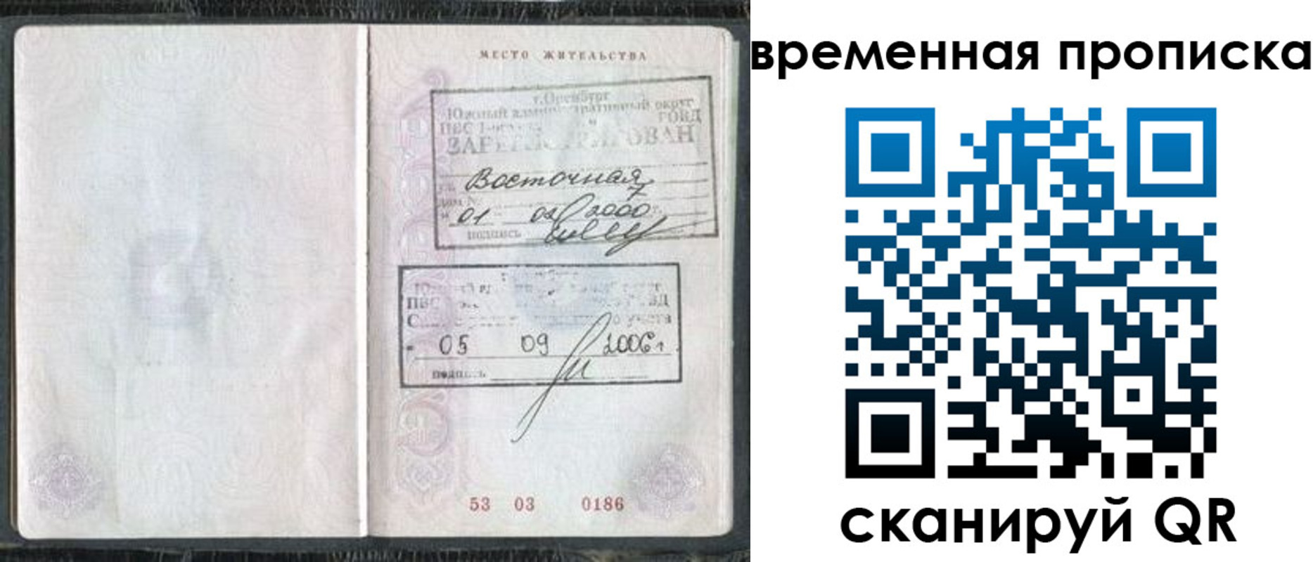 временная регистрация для школы в Павловском Посаде